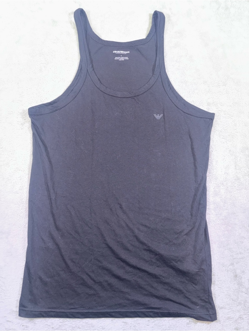 Emporio Armani tank size large 100% cotton